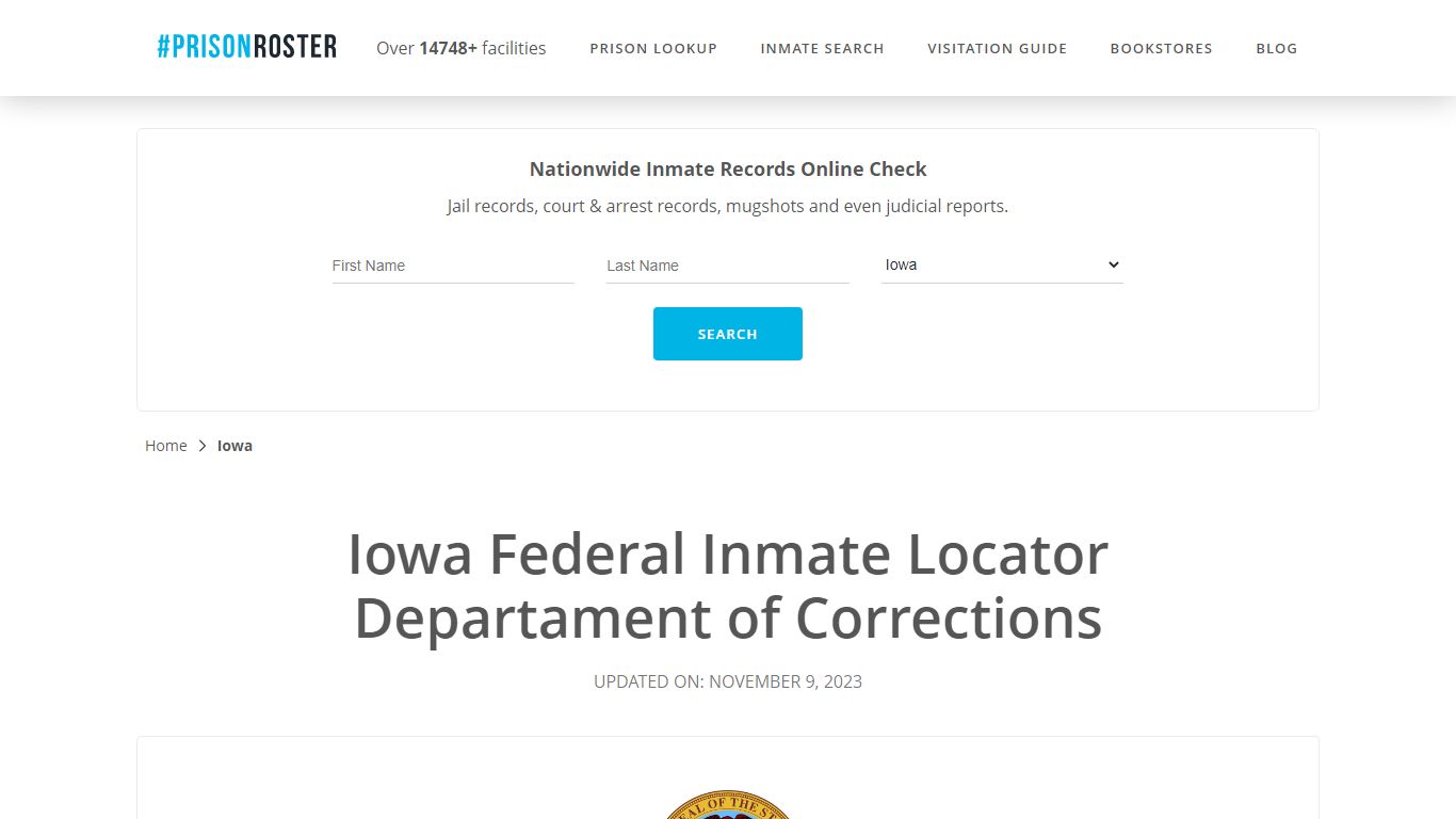Iowa Federal Inmate Search - Prisonroster